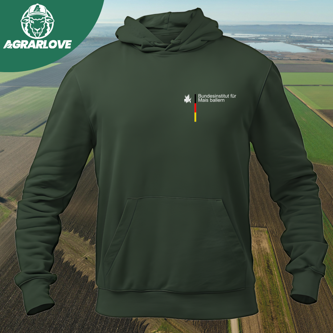 Bundesinstitut Mais ballern Brustdruck | Premium Hoodie