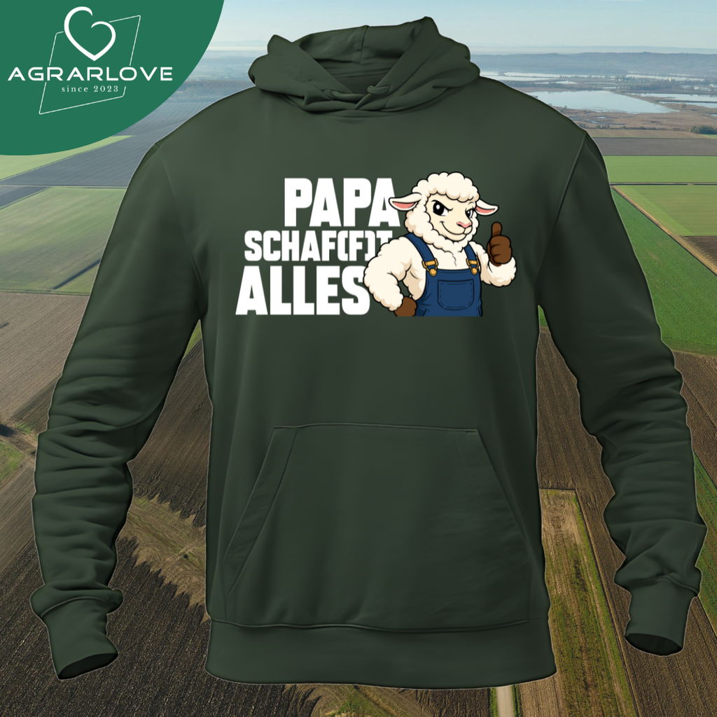 Papa Schafft Alles | Premium Hoodie