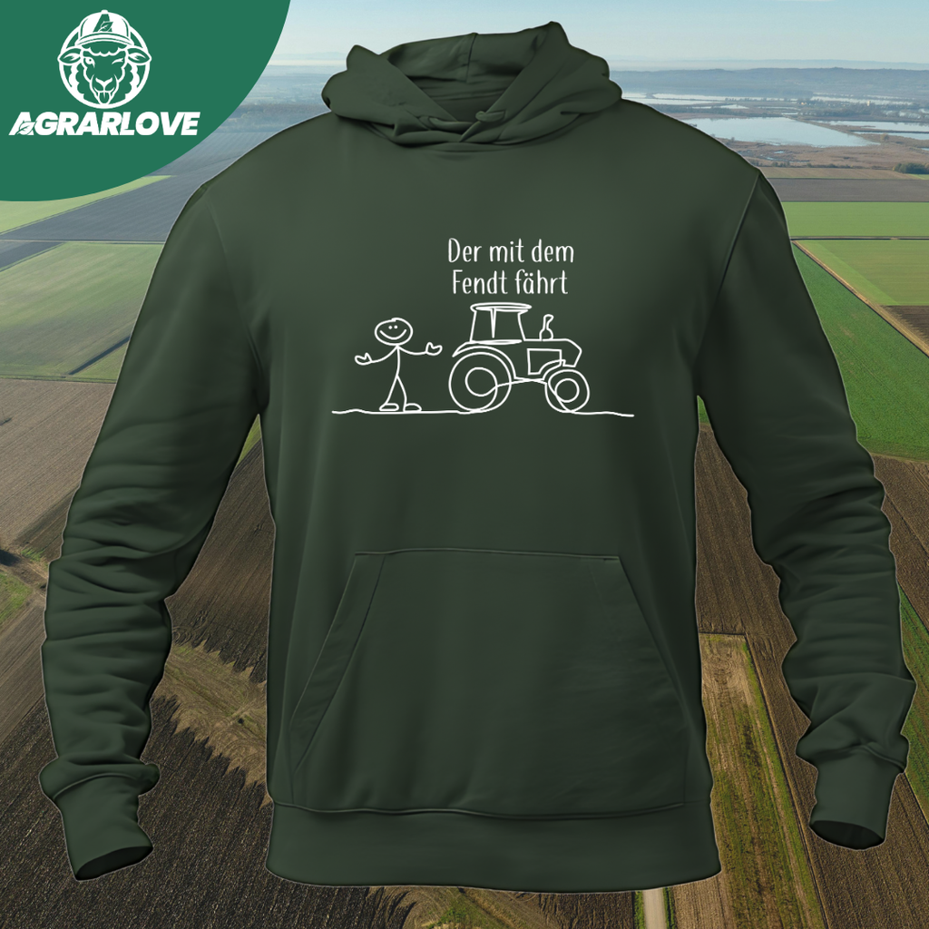 Der mit dem Fendt fährt | Premium Hoodie
