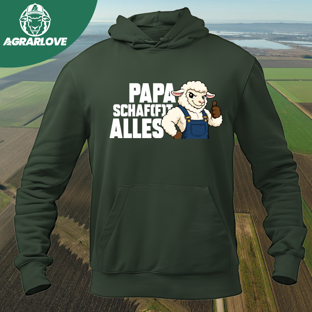 Papa Schafft Alles | Premium Hoodie