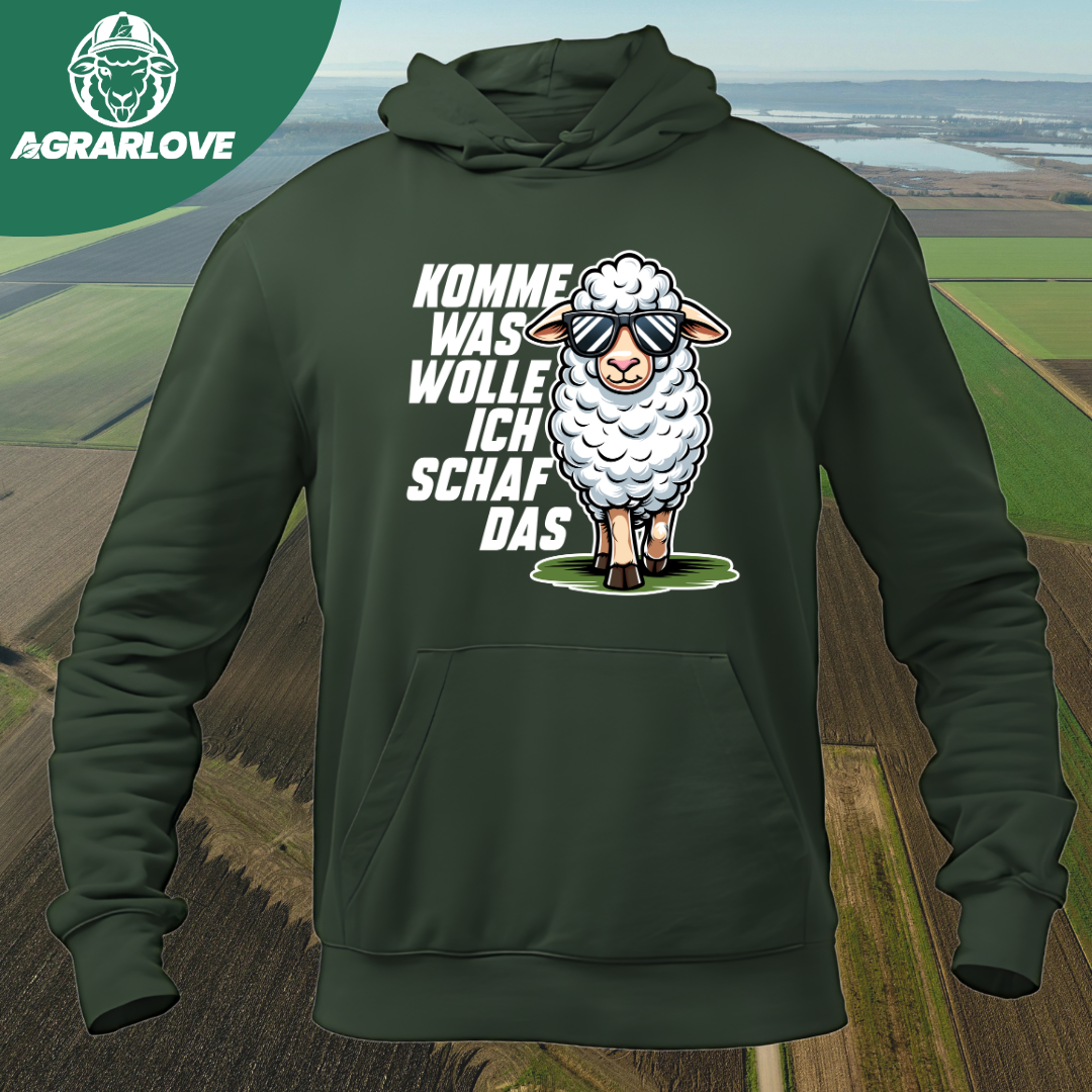 Komme was Wolle ich Schaf das | Premium Hoodie