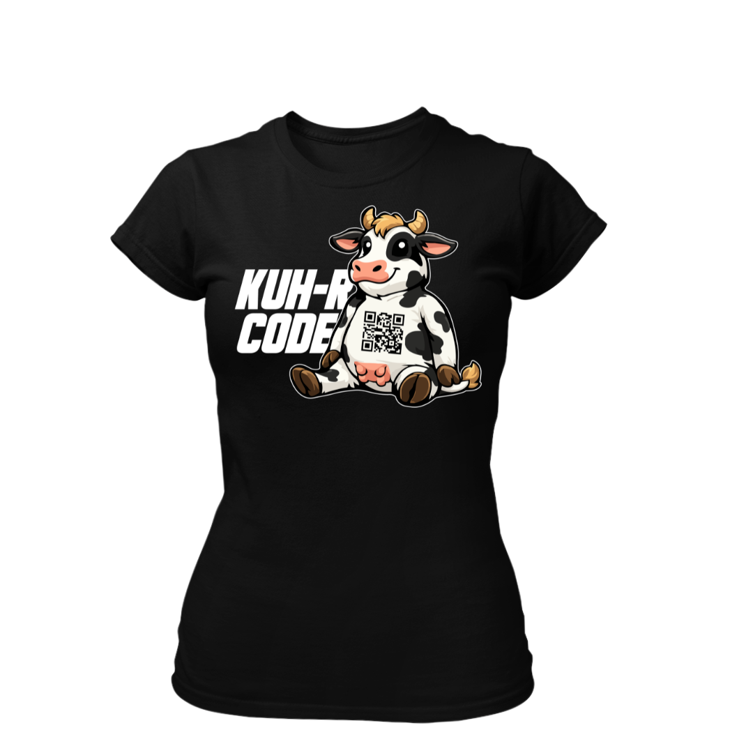 Kuh R Code | Premium T Shirt Frauen