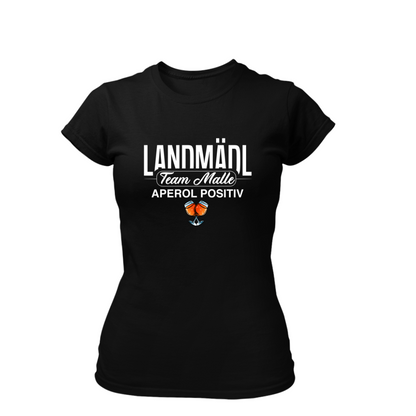 Landmädl Team Malle Aperol positiv | Premium T Shirt Frauen