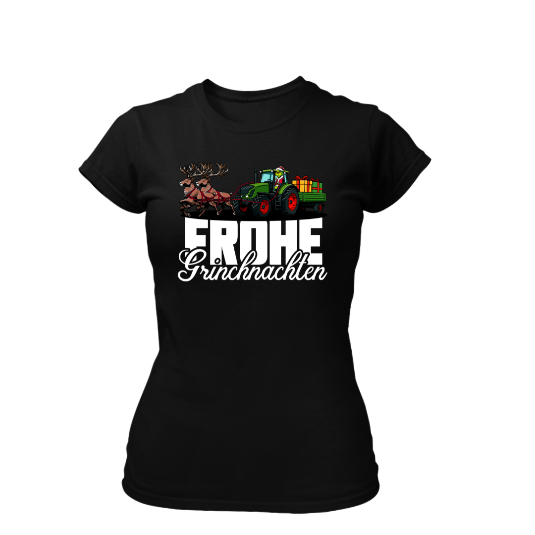 Frohe Grinchnachten | Premium T Shirt Frauen