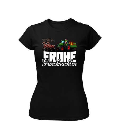 Frohe Grinchnachten | Premium T Shirt Frauen
