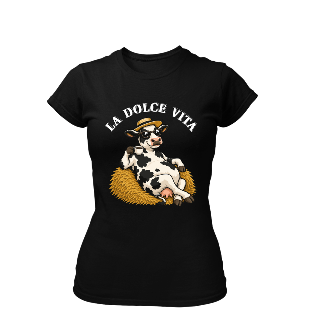 La Dolce Vita Kuh | Premium T Shirt Frauen
