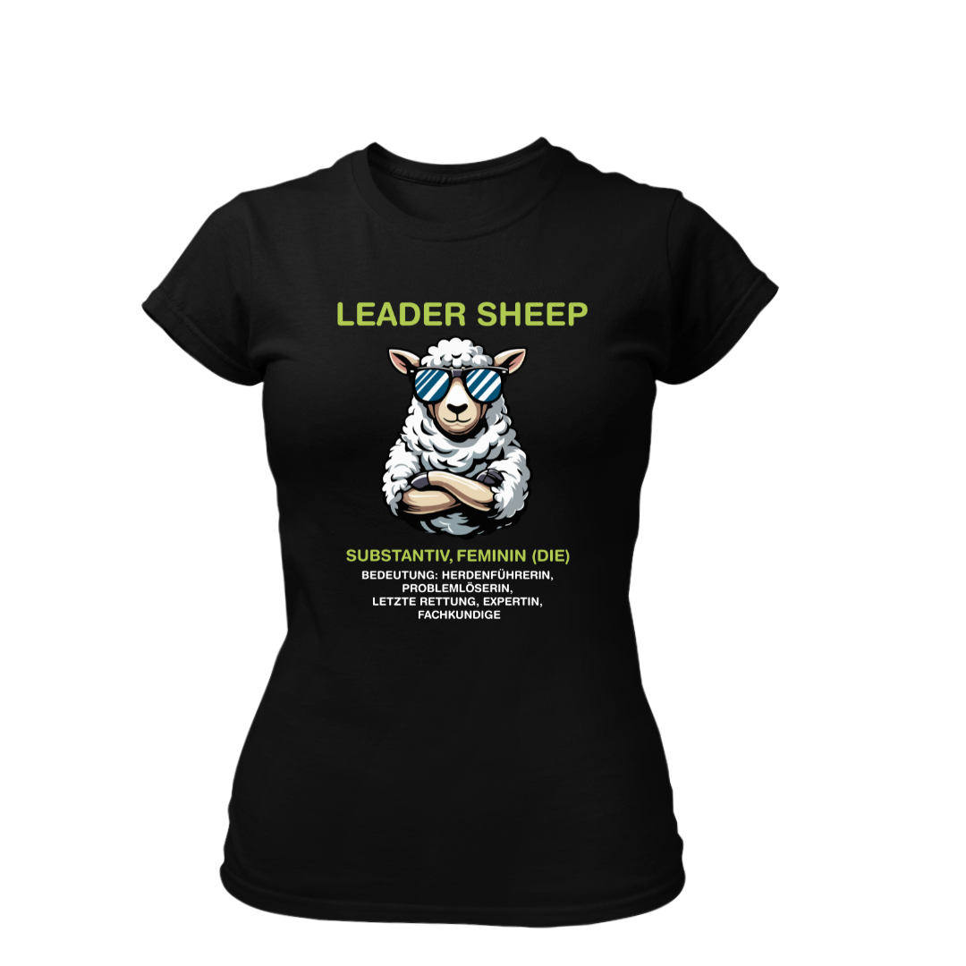 Leader Sheep Bedeutung | Premium T Shirt Frauen