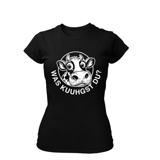 Was Kuuhgst Du | Premium T Shirt Frauen
