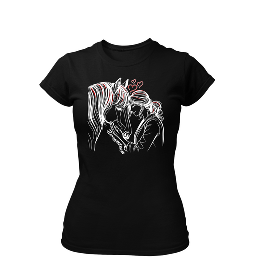 Pferd und Ich Dreamteam | Premium T Shirt Frauen