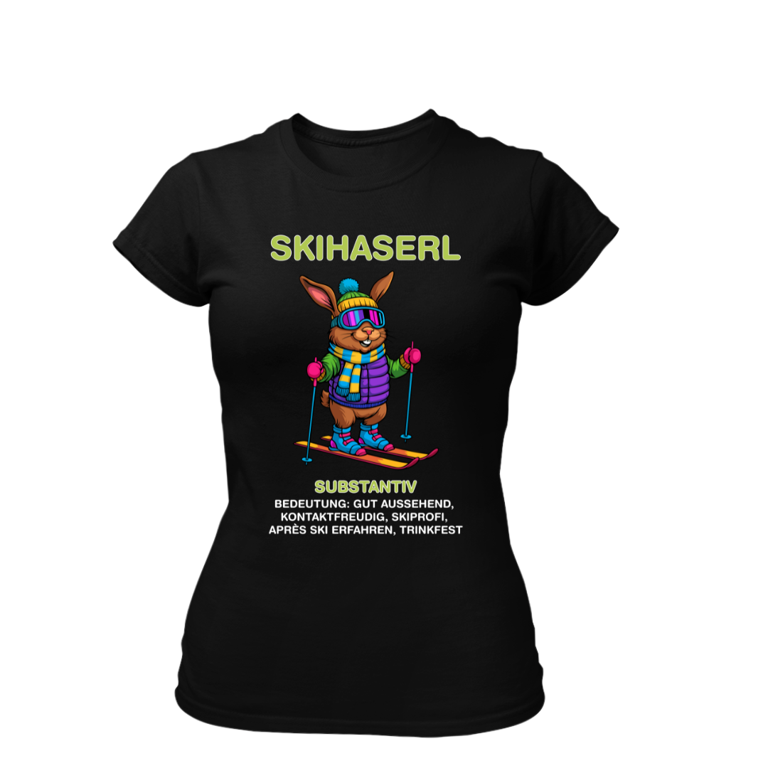 Skihaserl Bedeutung | Premium T Shirt Frauen