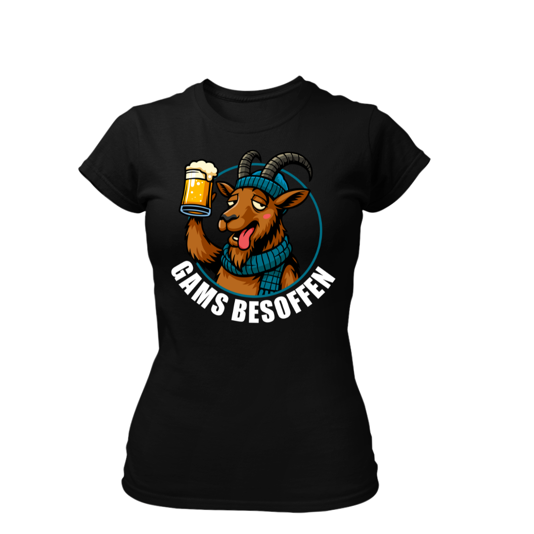 Gams besoffen | Premium T Shirt Frauen