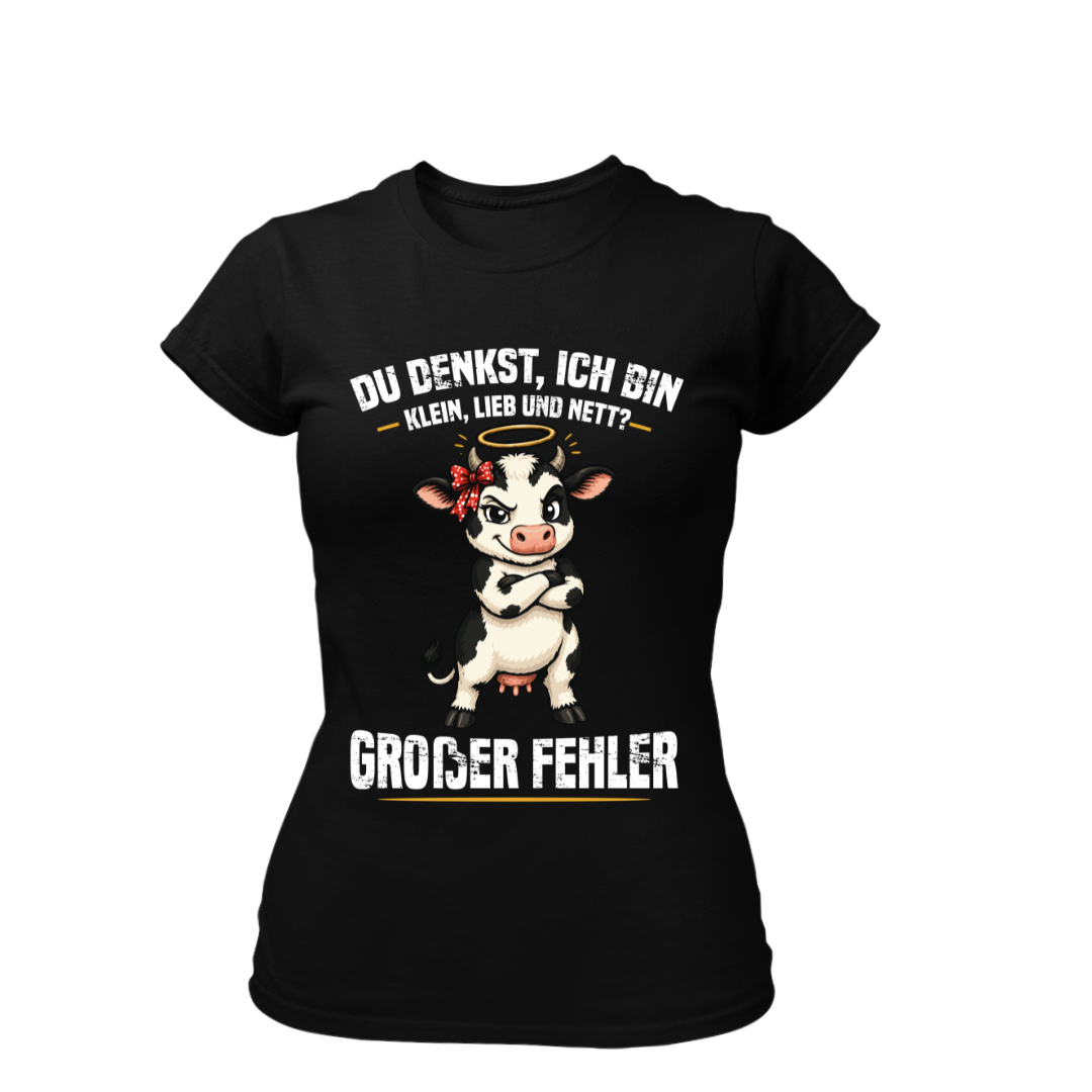 Süße Kuh Großer Fehler | Premium T Shirt Frauen