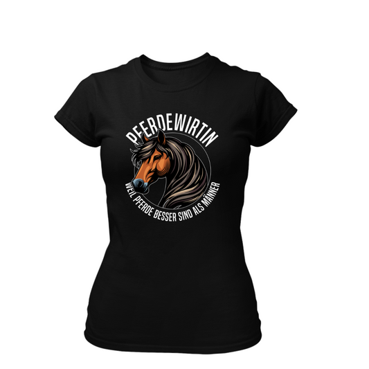 Pferdewirtin Weil Pferde besser sind als Männer | Premium T Shirt Frauen