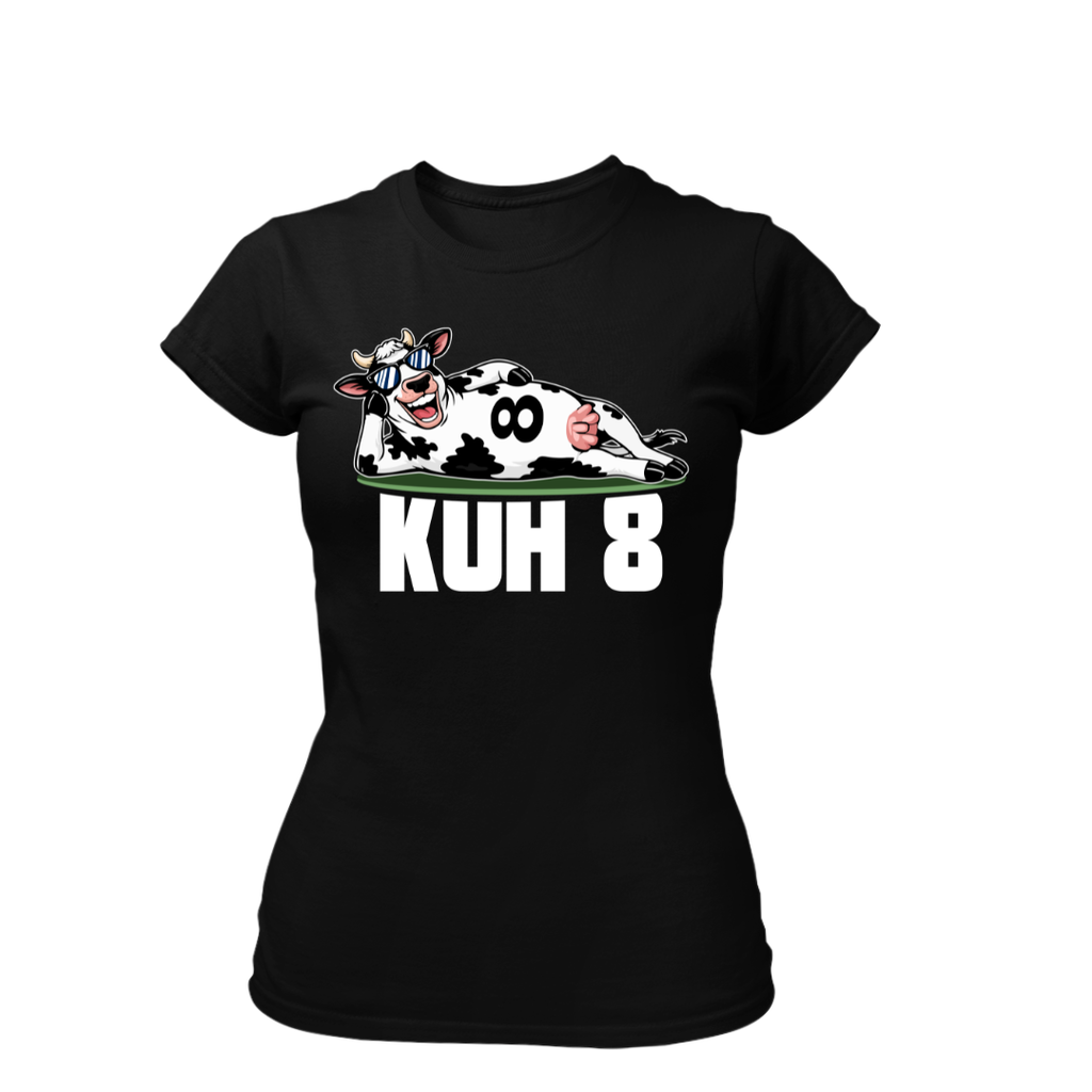 Kuh 8 | Premium T Shirt Frauen