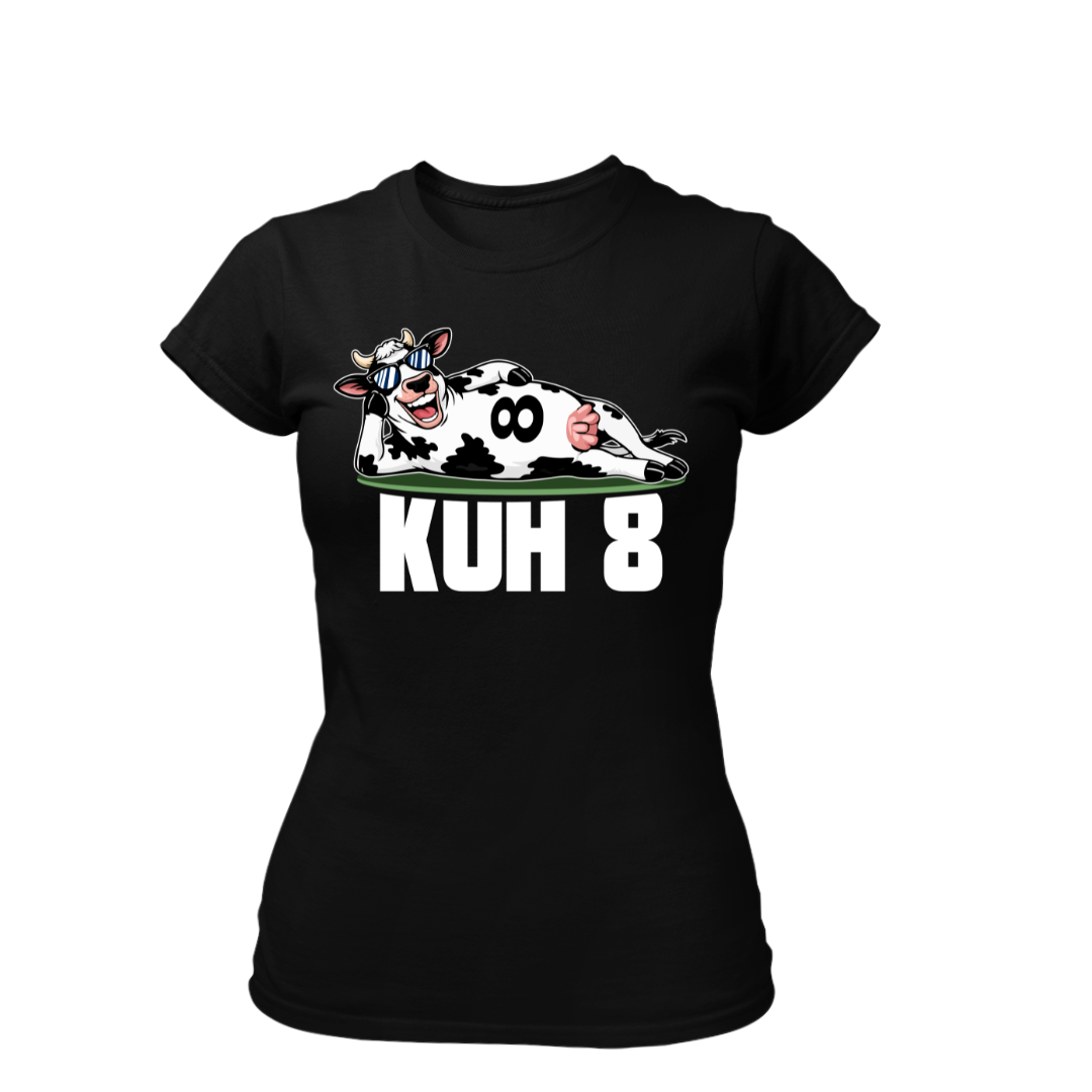 Kuh 8 | Premium T Shirt Frauen