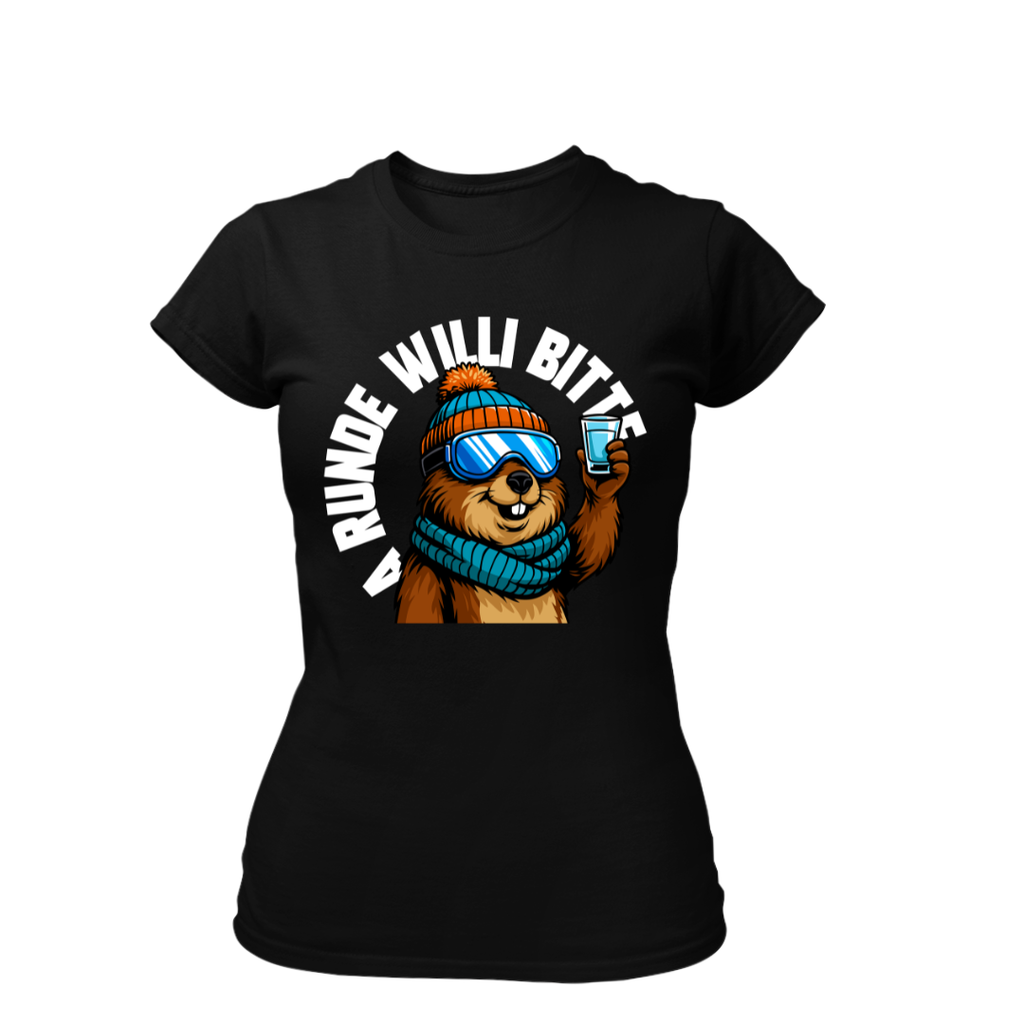 A Runde Willi bitte | Premium T Shirt Frauen