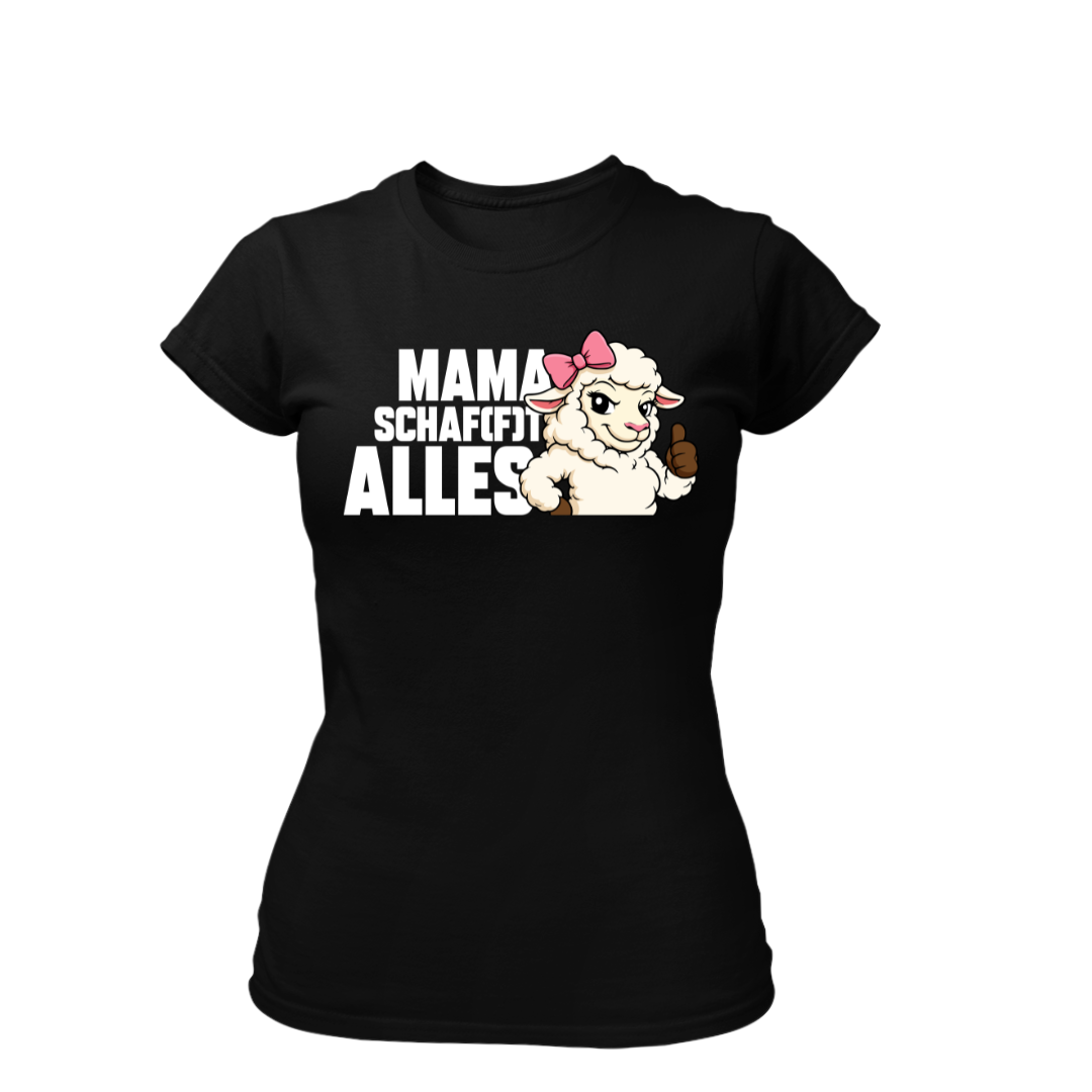 Mama Schafft Alles | Premium T Shirt Frauen