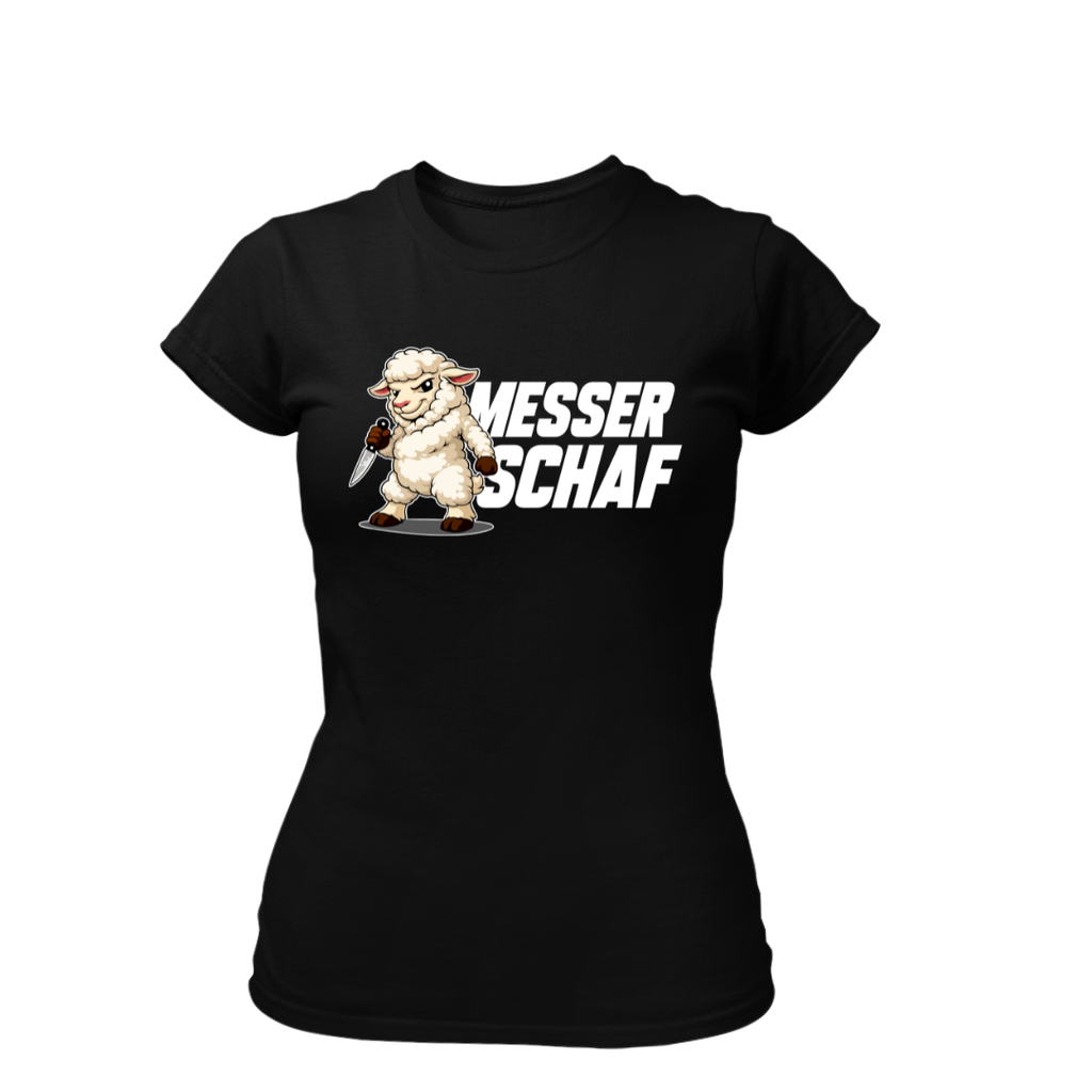 Messer Schaf | Premium T Shirt Frauen