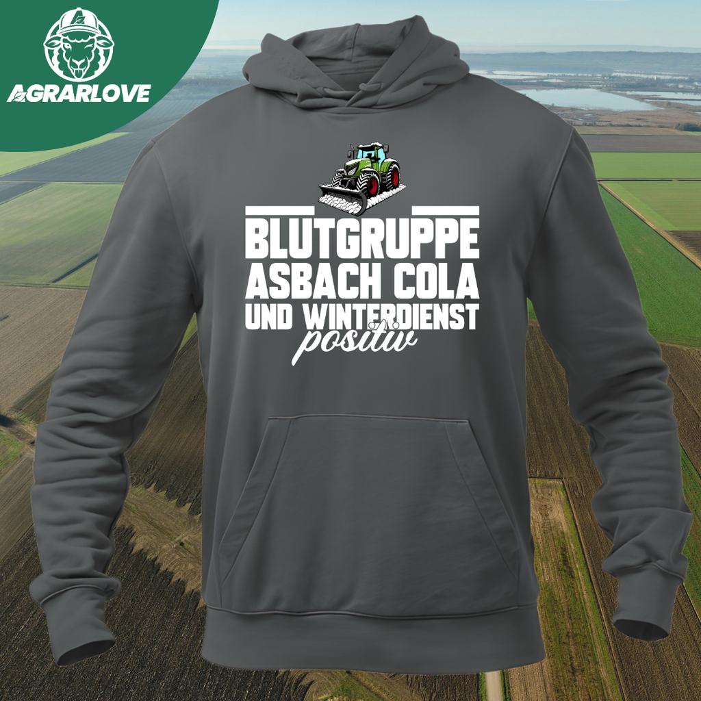 Asbach Cola und Winterdienst Positiv | Premium Hoodie