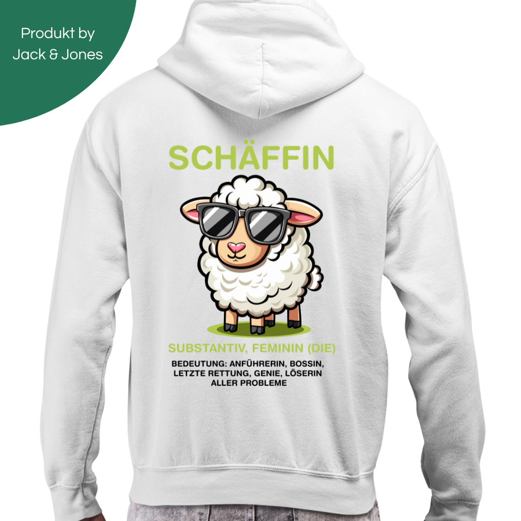 Schäffin Bedeutung Rückseite | Premium Zip Hoodie