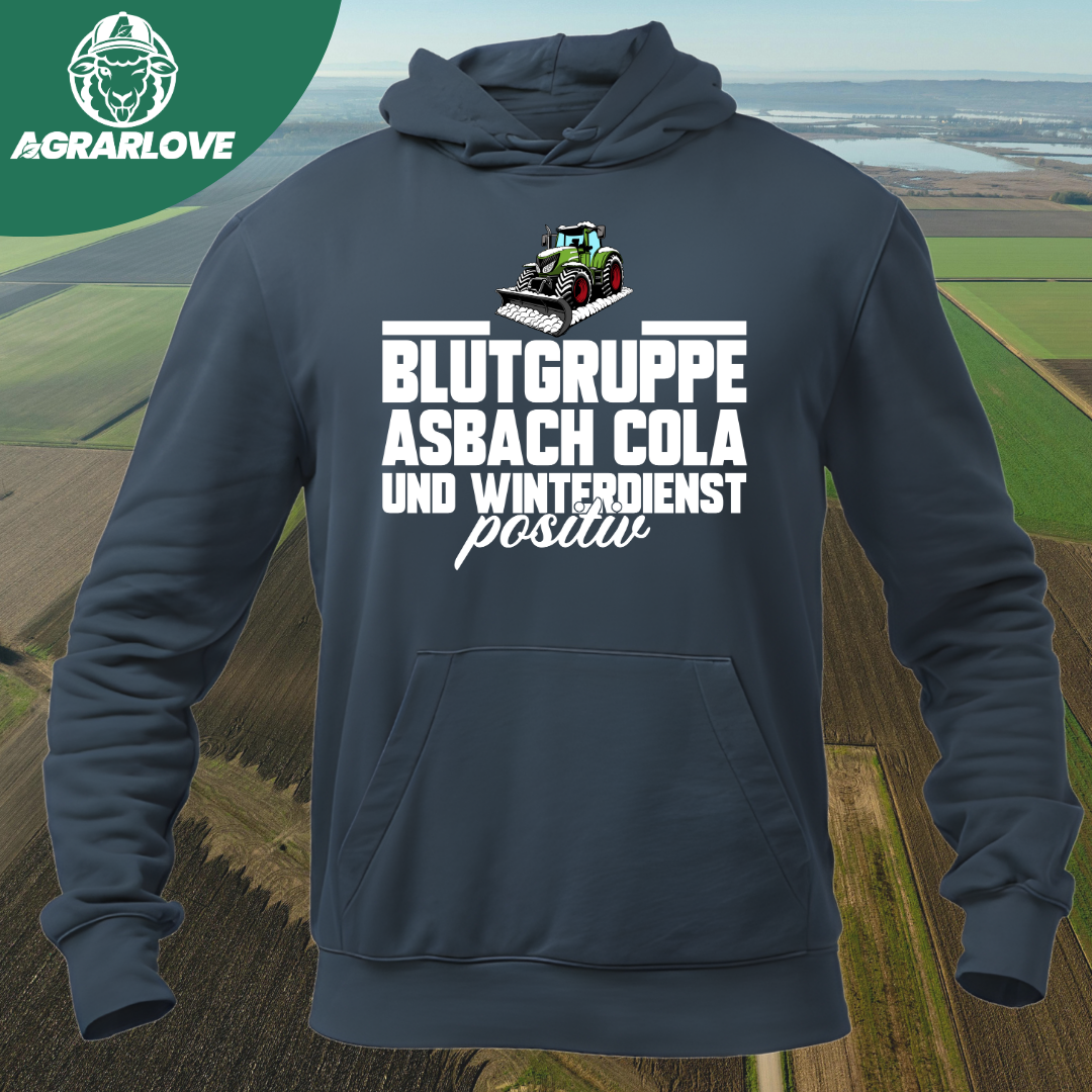 Asbach Cola und Winterdienst Positiv | Premium Hoodie