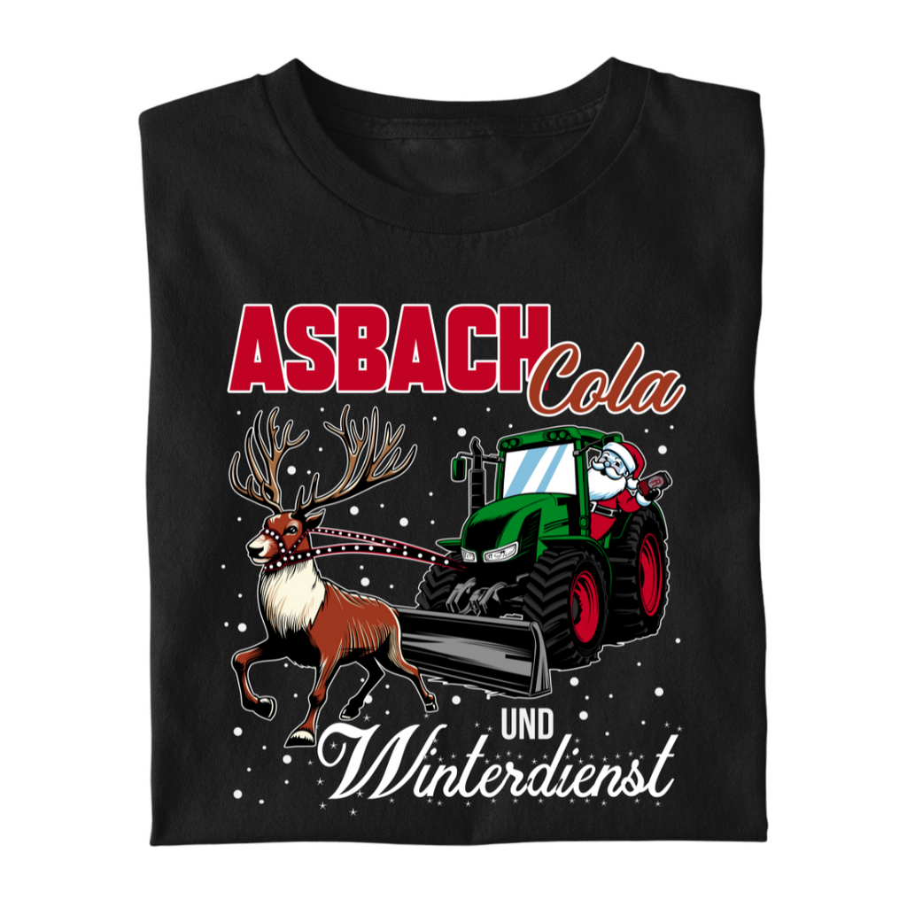 Asbach Cola und Winterdienst | Premium T Shirt
