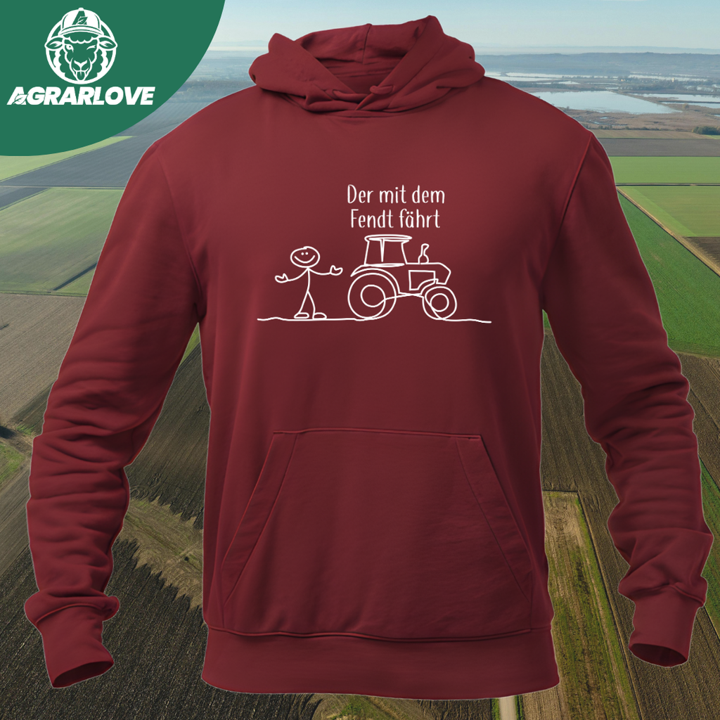 Der mit dem Fendt fährt | Premium Hoodie