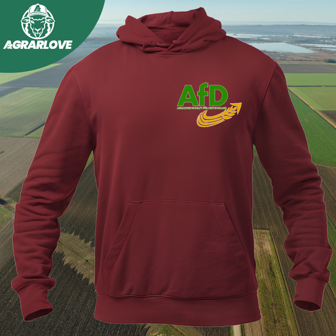 Agrarwirtschaft für Deutschland Brustdruck | Premium Hoodie