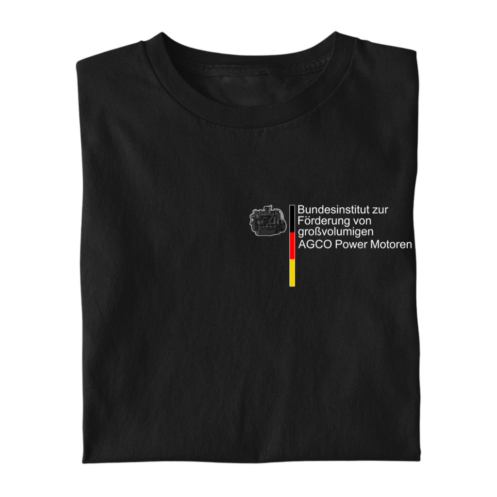 Bundesinstitut für AGCO Power Motoren Brustdruck | Premium T Shirt