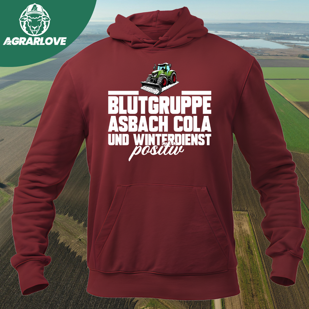 Asbach Cola und Winterdienst Positiv | Premium Hoodie