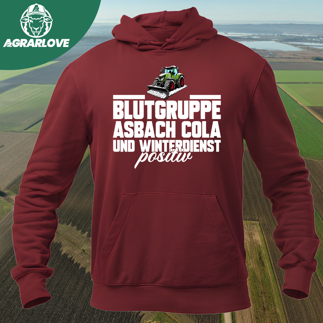 Asbach Cola und Winterdienst Positiv | Premium Hoodie