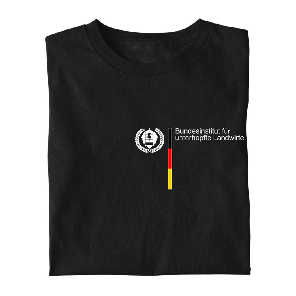 Bundesinstitut für Unterhopfte Landwirte Brustdruck | Premium T Shirt