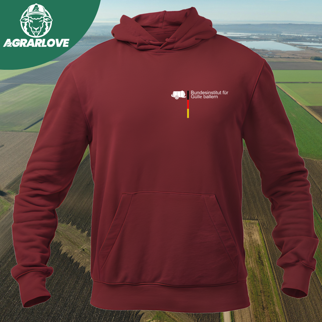 Bundesinstitut Gülle ballern Brustdruck | Premium Hoodie