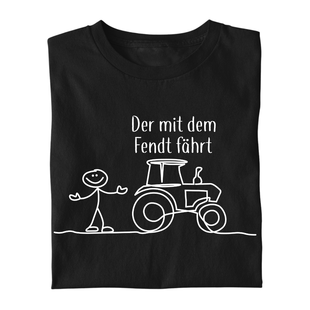 *NEU* Der mit dem Fendt fährt Premium T-Shirt