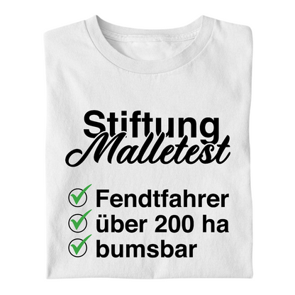 Stiftung Malletest Fendtfahrer #2| Premium T Shirt