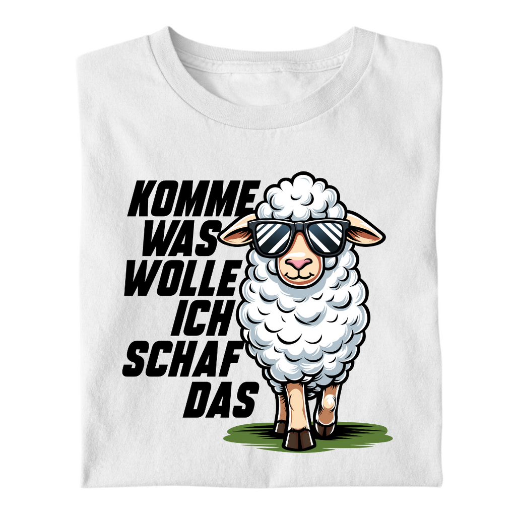 Komme was Wolle ich Schaf das | Premium T Shirt