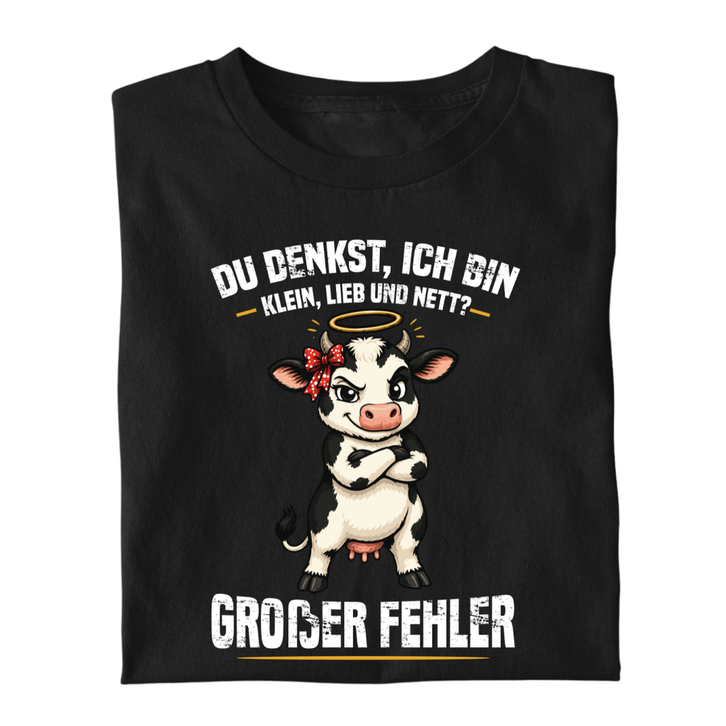 Süße Kuh Großer Fehler | Premium T Shirt