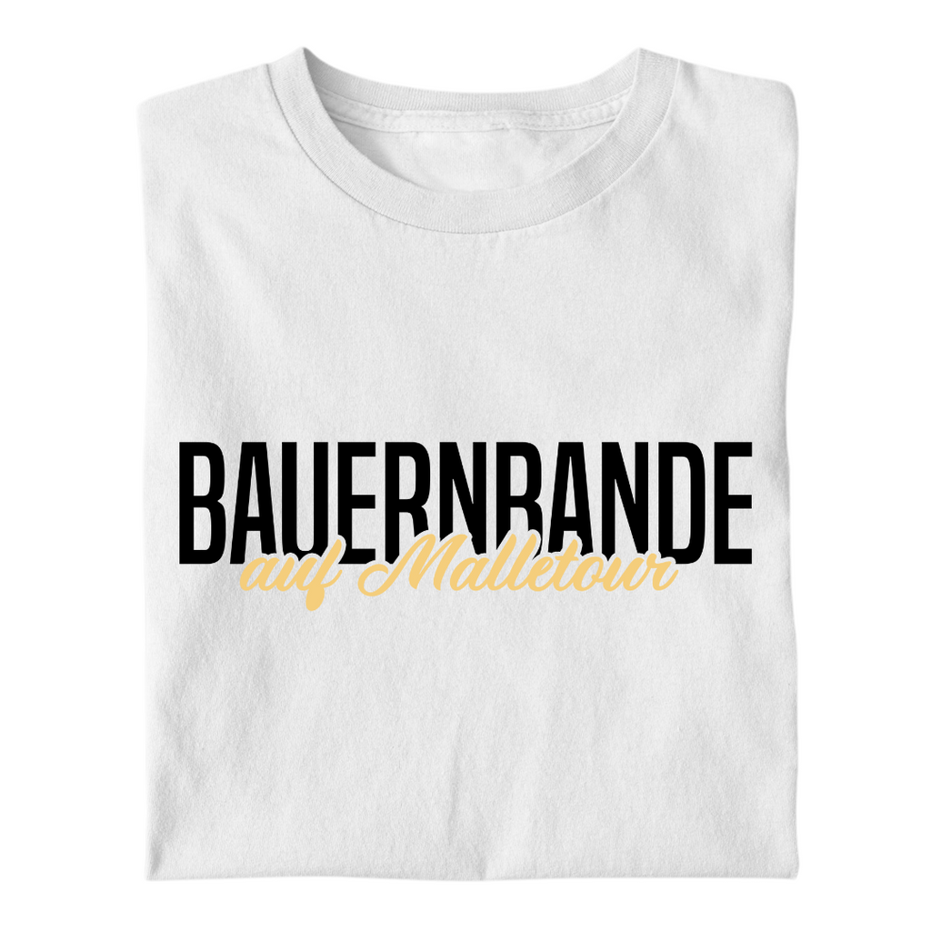 Bauernbande auf Malletour | Premium T Shirt