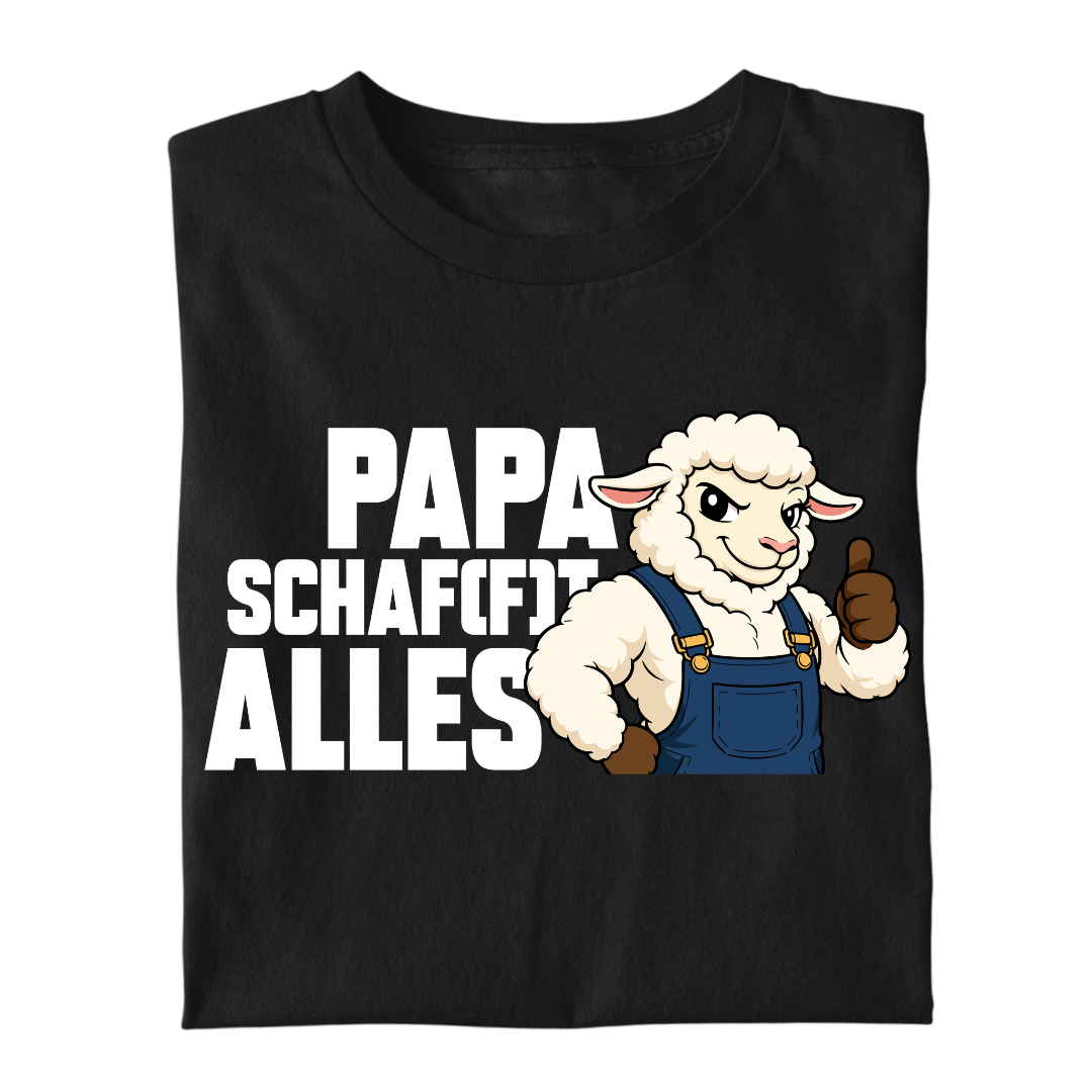 Papa Schafft Alles | Premium T Shirt