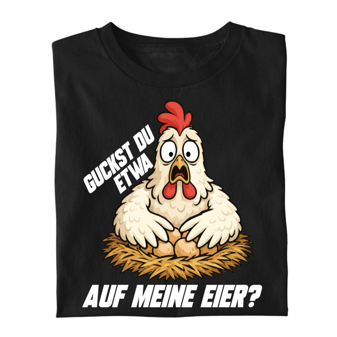 Guckst du auf meine Eier | Premium T Shirt