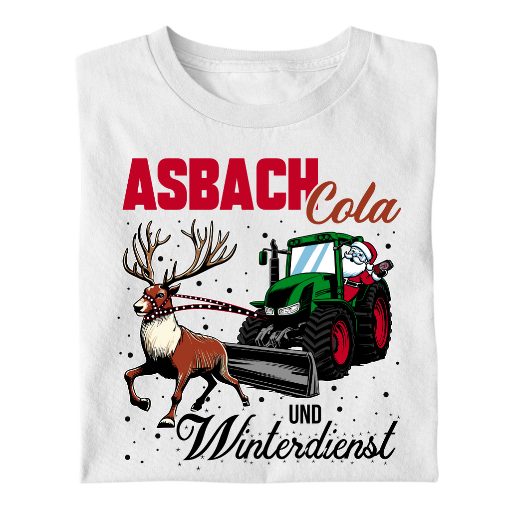 Asbach Cola und Winterdienst | Premium T Shirt