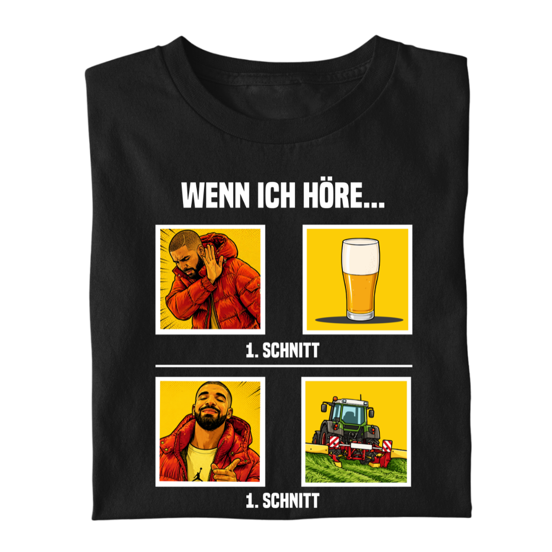Wenn Ich höre 1 Schnitt | Premium T Shirt