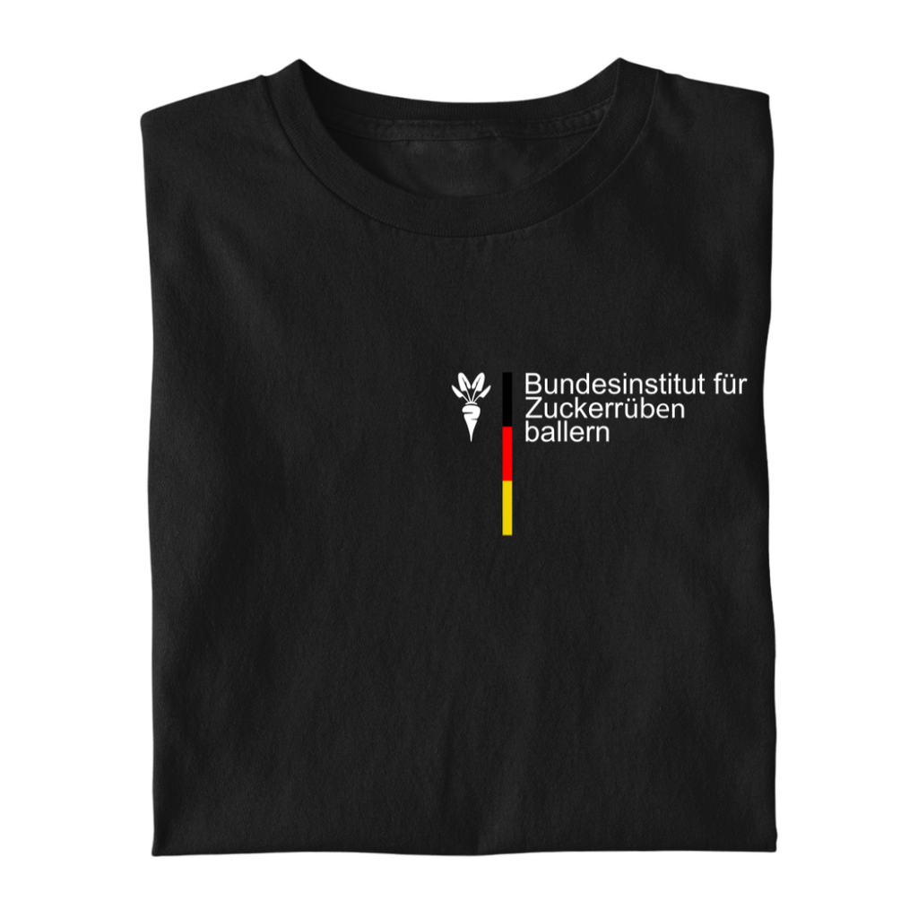 Bundesinstitut Zuckerrüben ballern Brustdruck | Premium T Shirt