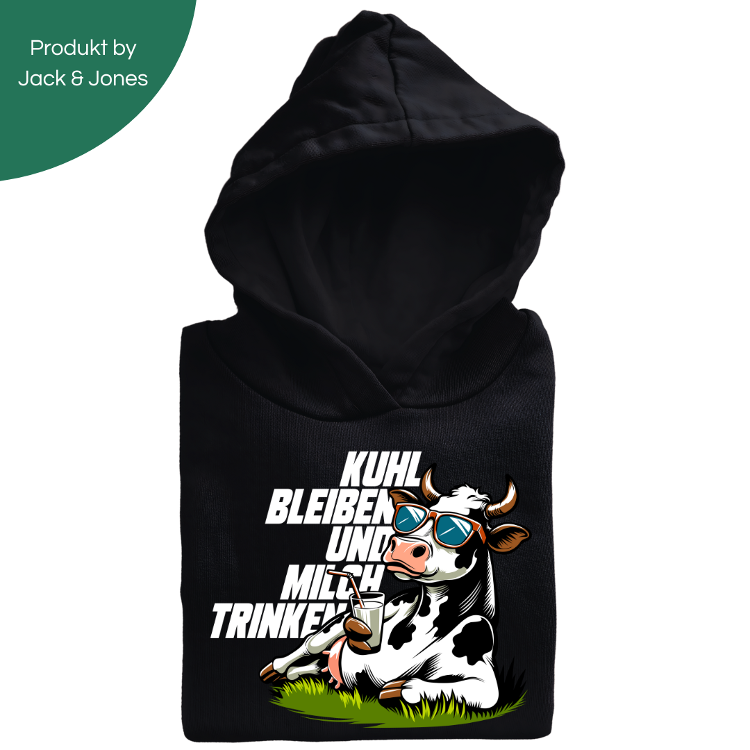Kuhl bleiben und Milch trinken | Jack & Jones Hoodie