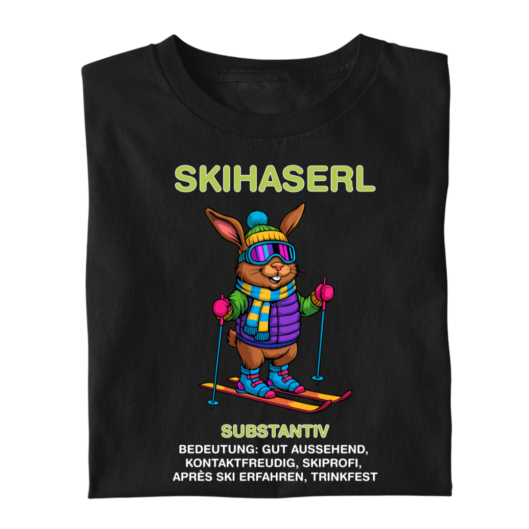 Skihaserl Bedeutung | Premium T Shirt
