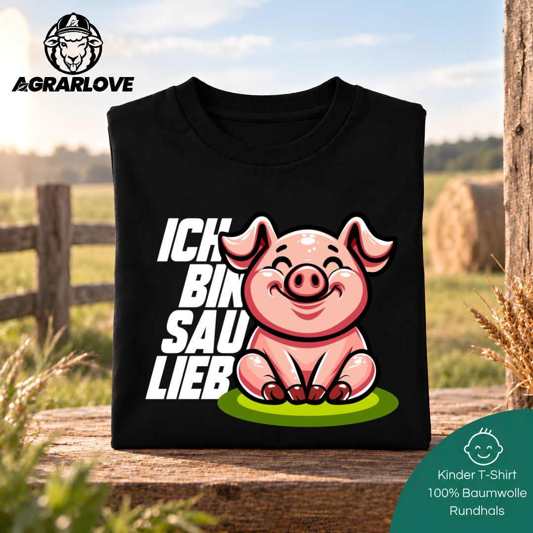 Ich bin Sau Lieb | T Shirt Kinder