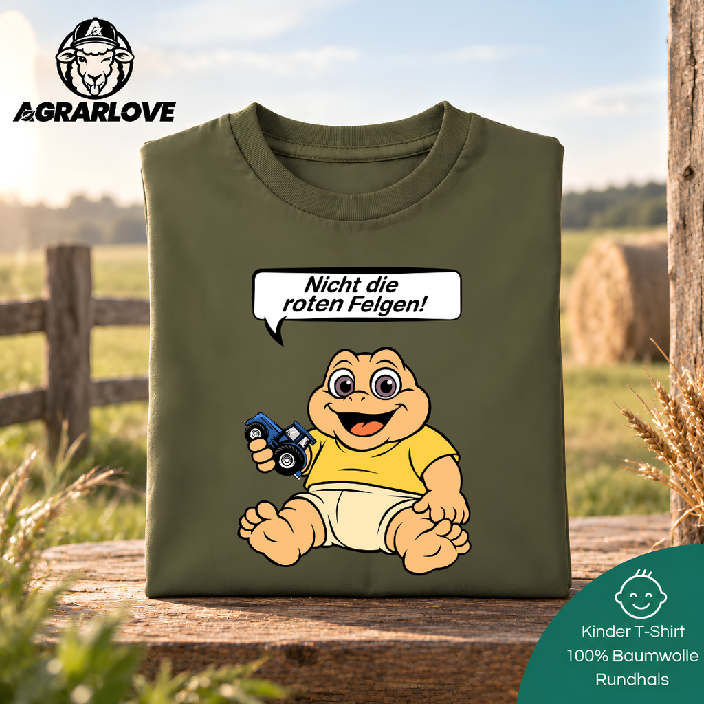 Nicht die Roten Felgen Dinobaby New Holland Edition | T Shirt Kinder