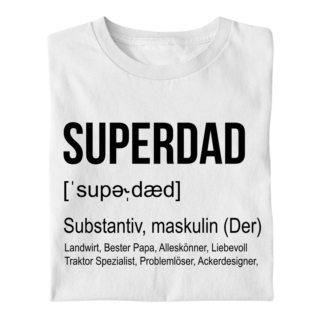 Superdad Definition | Premium T Shirt