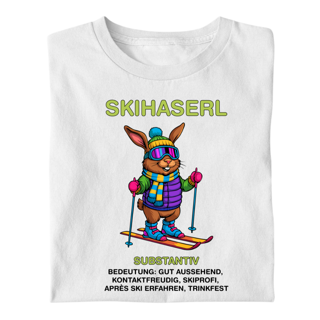 Skihaserl Bedeutung | Premium T Shirt