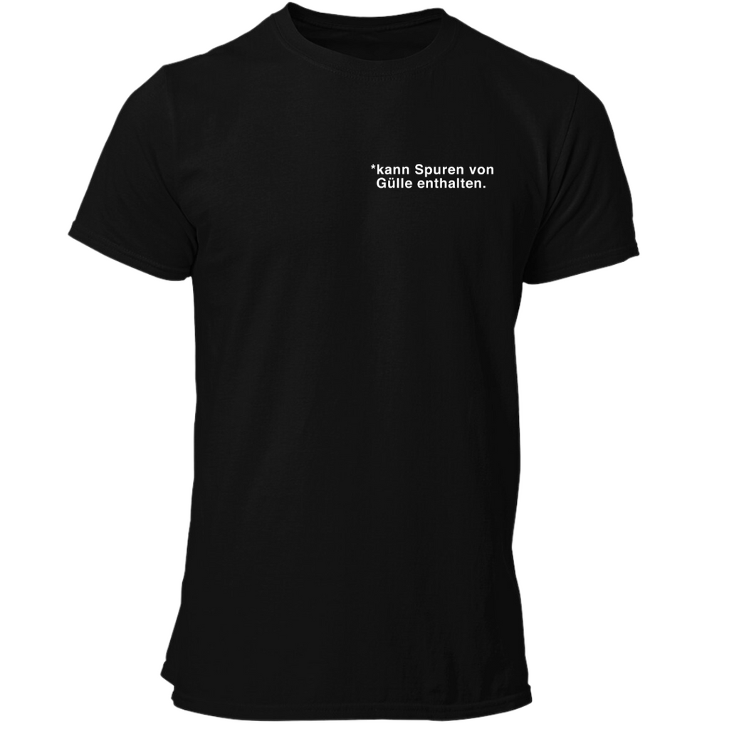 Kann Spuren von Gülle enthalten Brustdruck | Premium T Shirt
